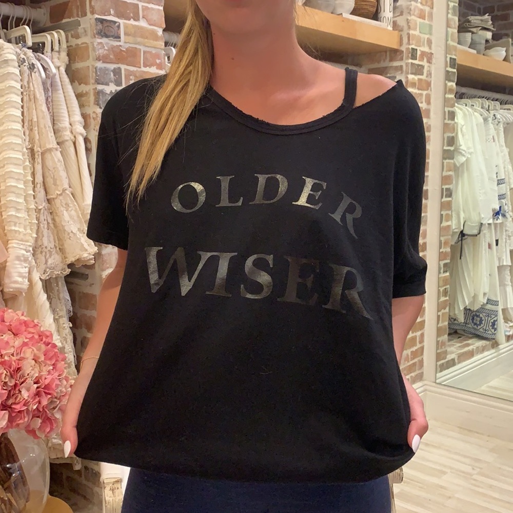 Wildfox “Older Wiser” Tee